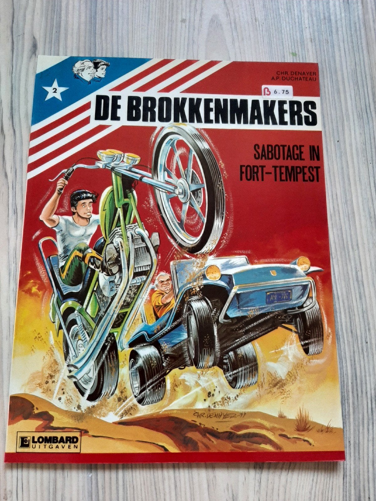 De Brokkenmakers - Sabotage in Fort-Tempest (nr. 2), Eén stripboek, Ophalen of Verzenden, Gelezen, Denayer & Duchâteau
