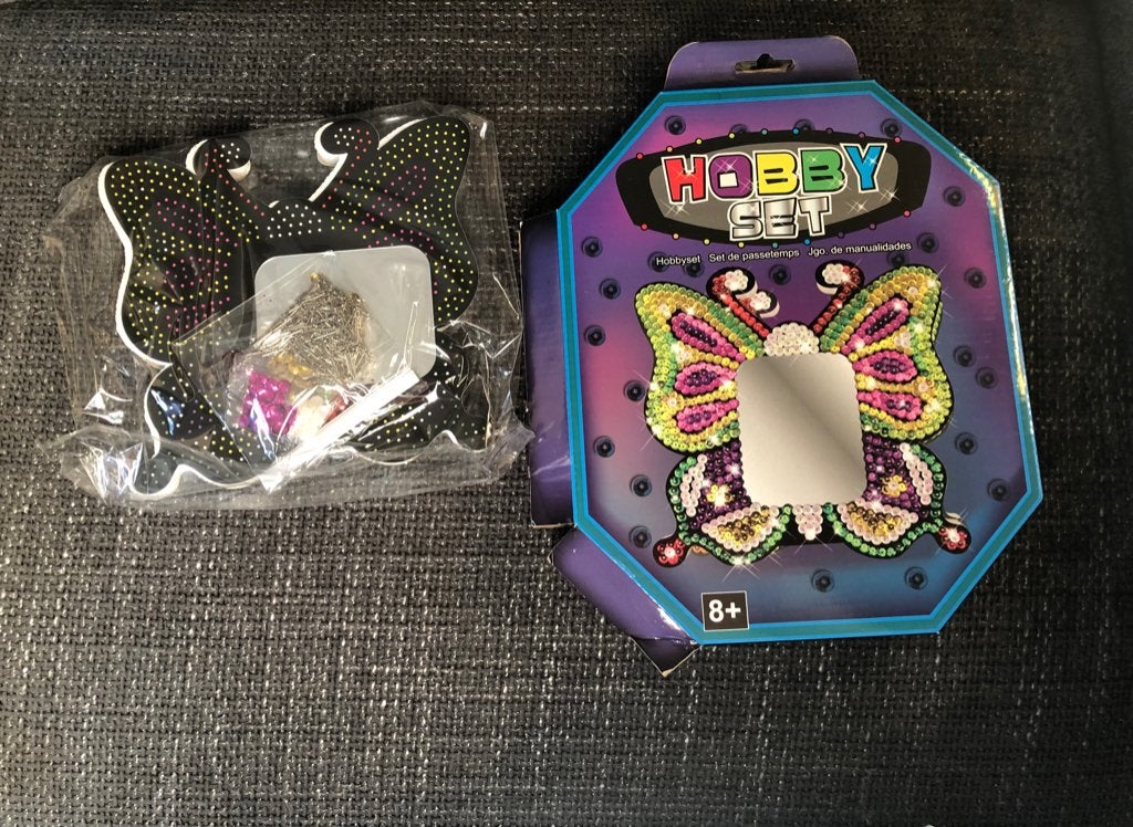 knutselen vlinder maken, Hobby en Vrije tijd, Knutselen, Ophalen of Verzenden, Nieuw, Knutselwerk