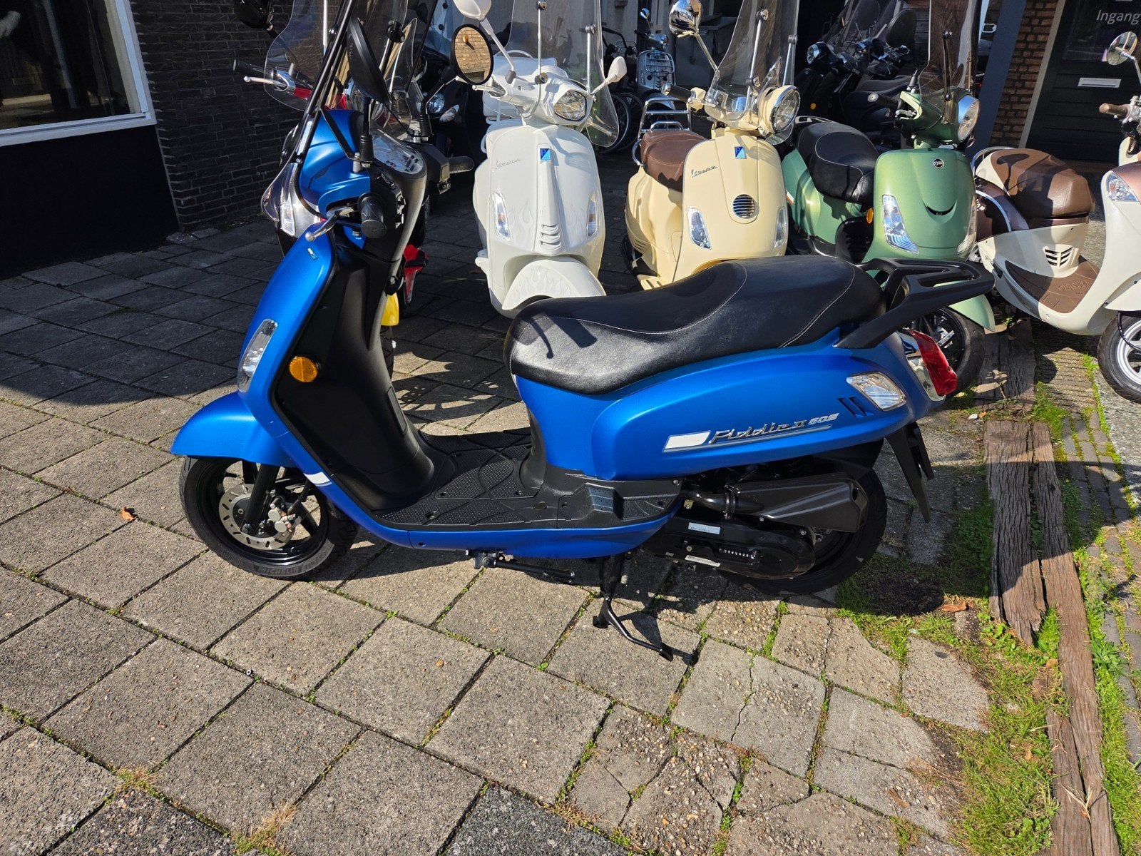 Sym fiddle 25km e5 Nieuwstaat, Fietsen en Brommers, Ophalen of Verzenden, Zo goed als nieuw, Benzine, Fiddle