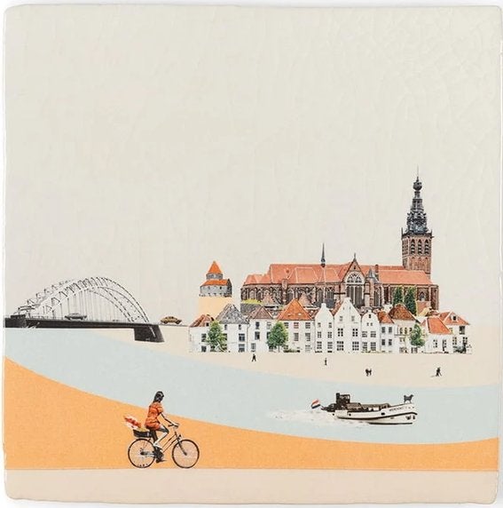 Storytiles Nijmegen tussen Maas en Waal, Huis en Inrichting, Woonaccessoires | Wanddecoraties, Nieuw, Wandtegel, Modern, Meerkleurig