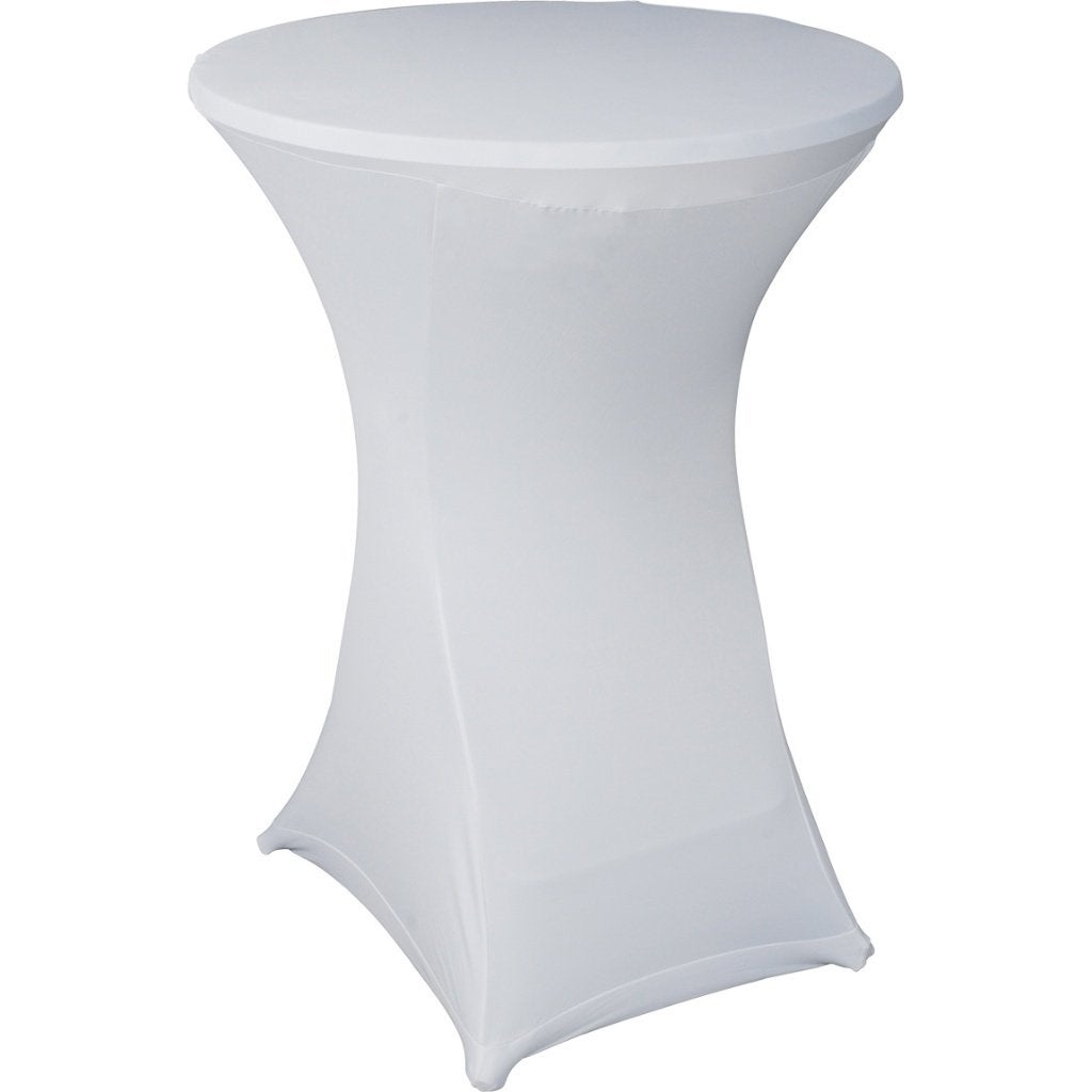 Statafelrok voor statafel 80-85 cm - wit, Tafelkleed, Ophalen of Verzenden, Nieuw, Rond