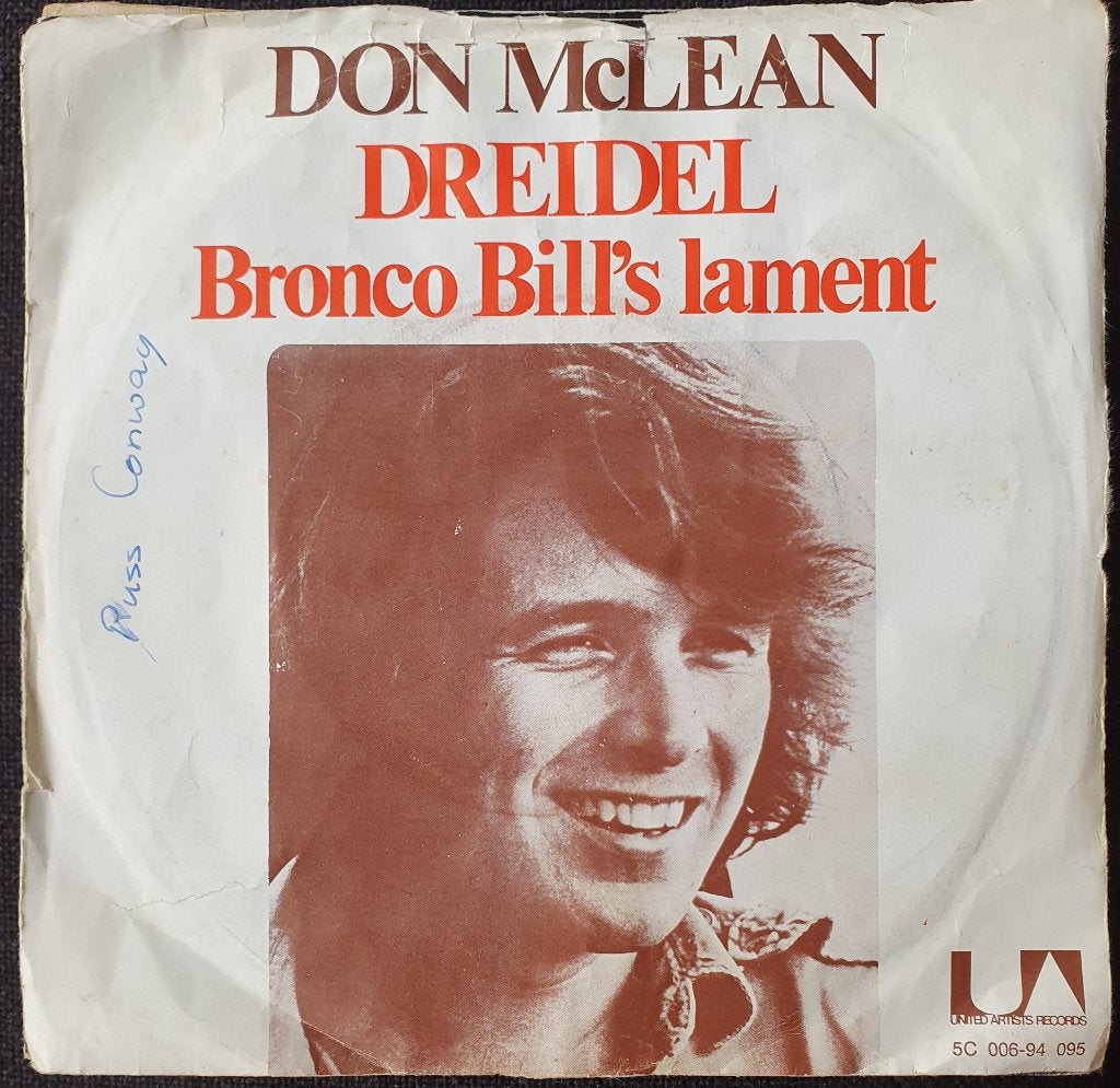 Don McLean - Dreidel, Gebruikt, Verzenden, 7 inch, Fotohoes
