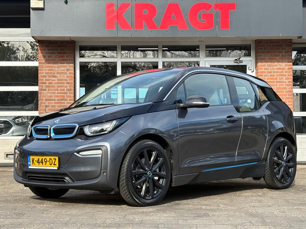 BMW I3 Basis 120Ah 42 kWh - SOH 93% - LED - zomer / winterse, Auto's, BMW, Automaat, Gebruikt, Zwart, Parkeersensor
