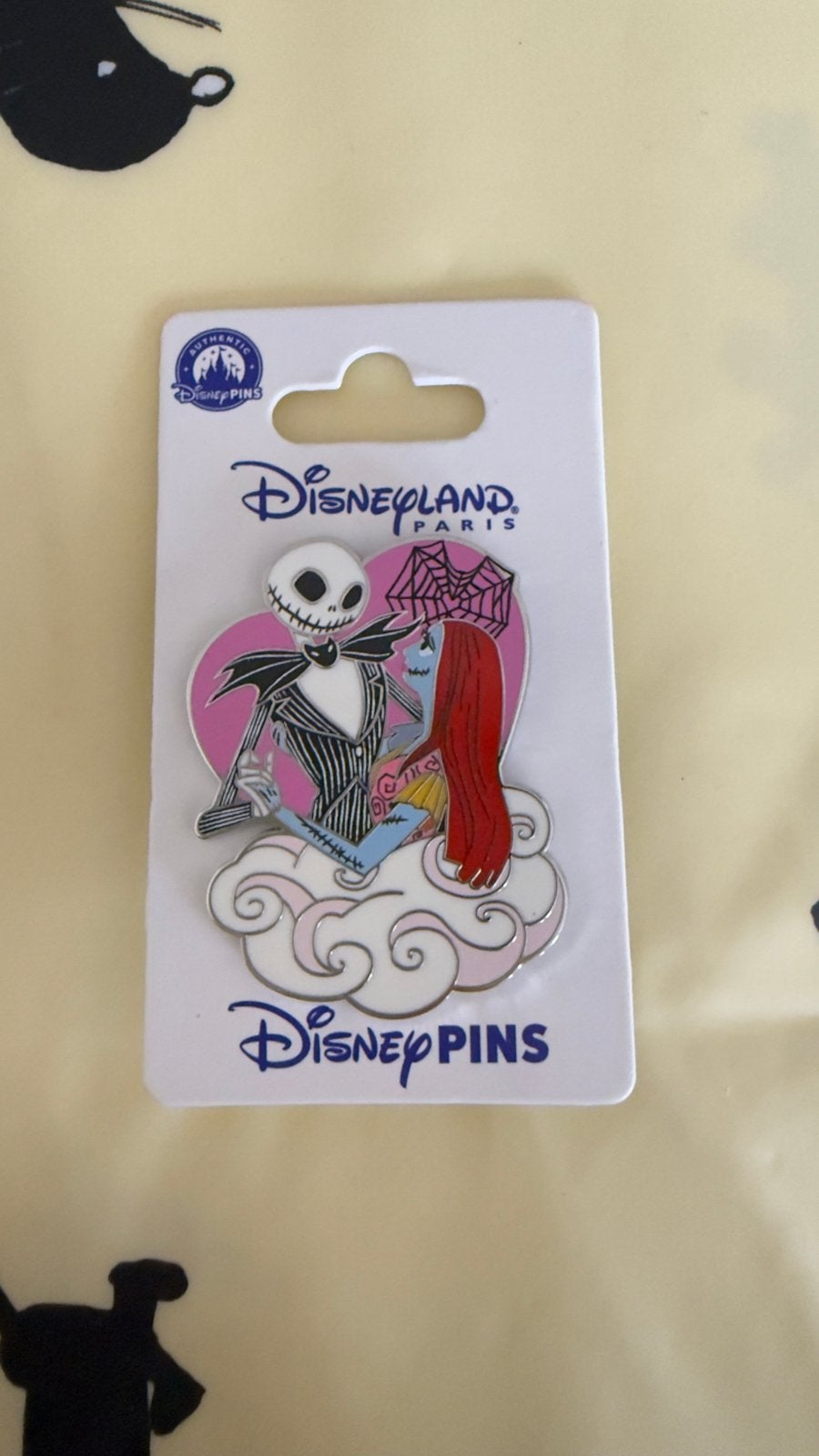 Disney Pin Nightmare Before Christmas Jack & Sally Hart, Ophalen of Verzenden, Overige figuren, Nieuw, Overige typen