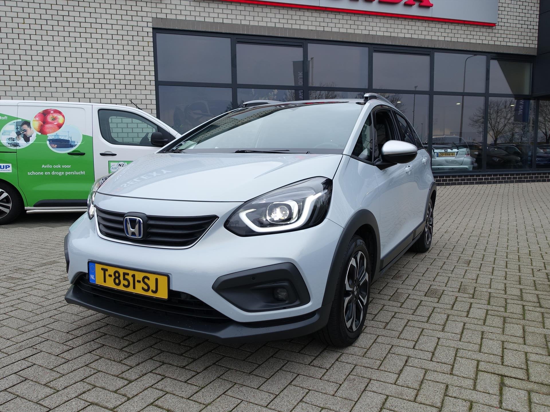 HONDA Jazz 1.5 i-MMD 109pk Hybrid CVT Crosstar Trekhaak, Auto's, 1227 kg, Stof, Euro 6, 4 cilinders