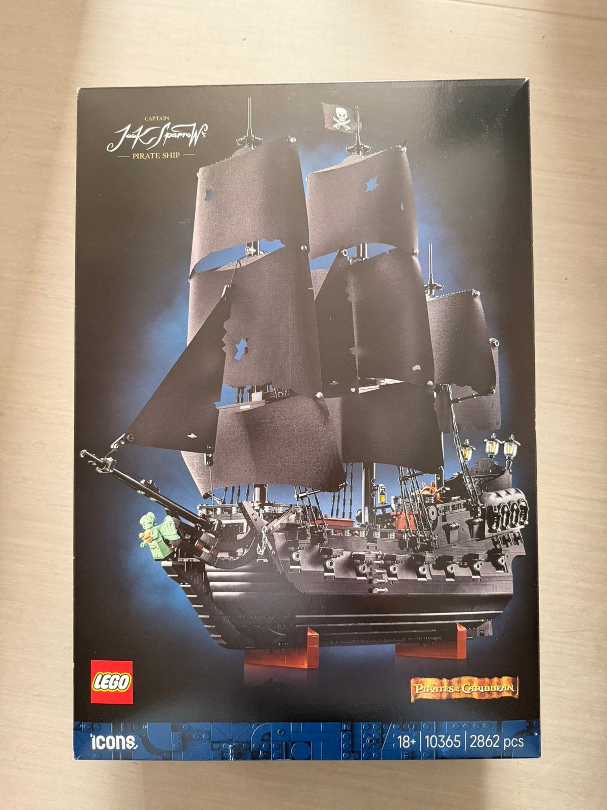 Lego Icons 10365 The Black Pearl (Pirates of the Caribbean, Ophalen, Zo goed als nieuw