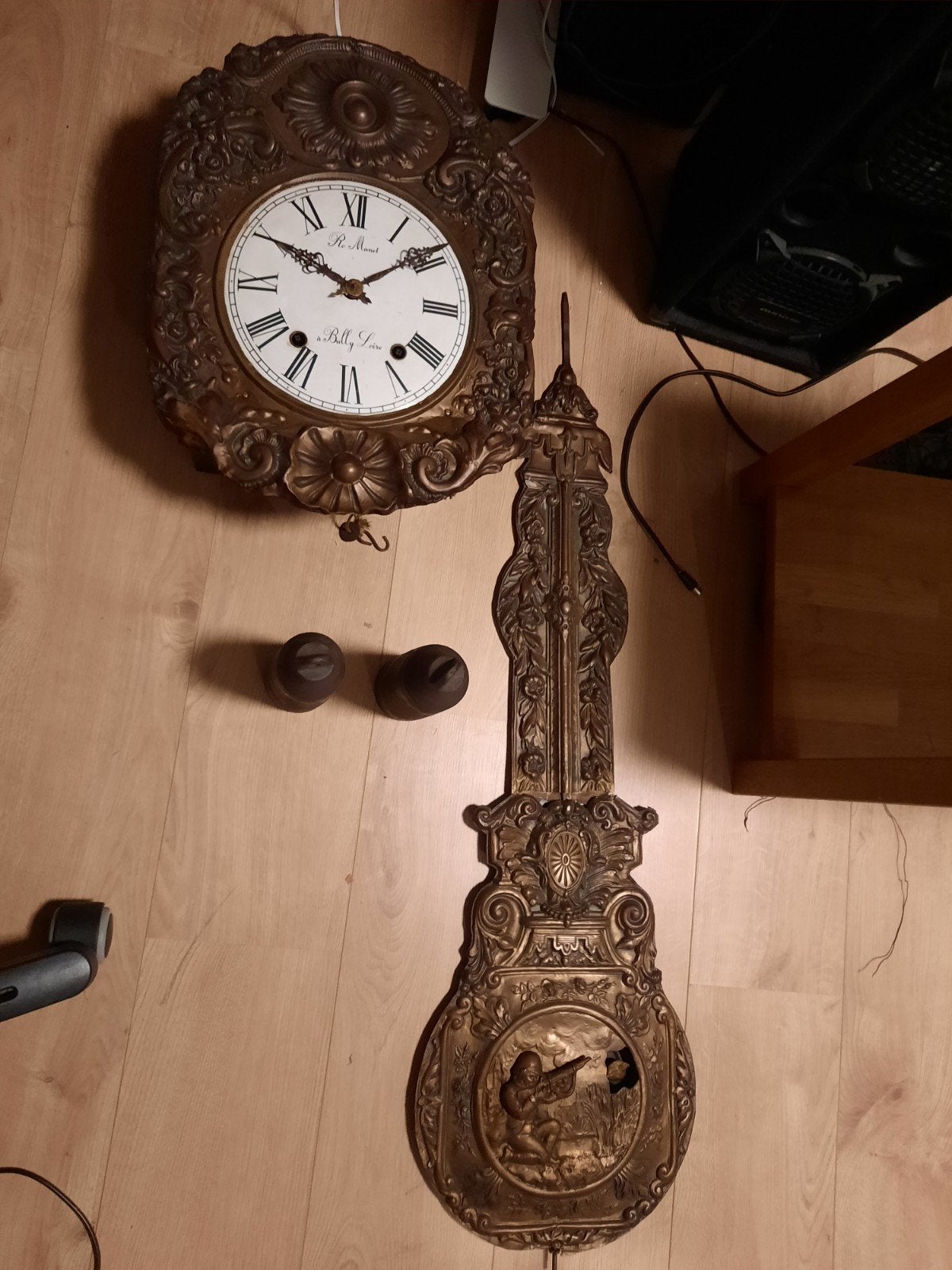 Comtoise Klok met mechaniek, Antiek en Kunst, Ophalen
