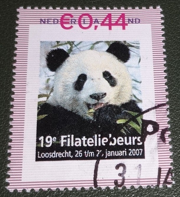 Filateliebeurs - 2489-C-1 - 2007 - Pers. - Panda - PNe01-12, Verzenden, Na 1940, Gestempeld