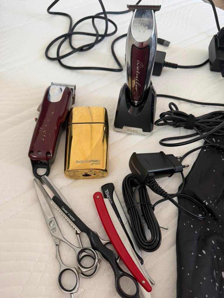 Kapper/barber spullen ( zie beschrijving), Ophalen of Verzenden, Zo goed als nieuw, Tondeuse