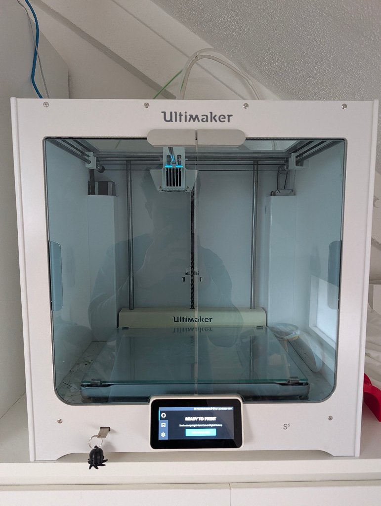 Ultimaker S5 + cc0.6 core, Computers en Software, Ophalen, Gebruikt, Ingebouwde Wi-Fi, UltiMaker