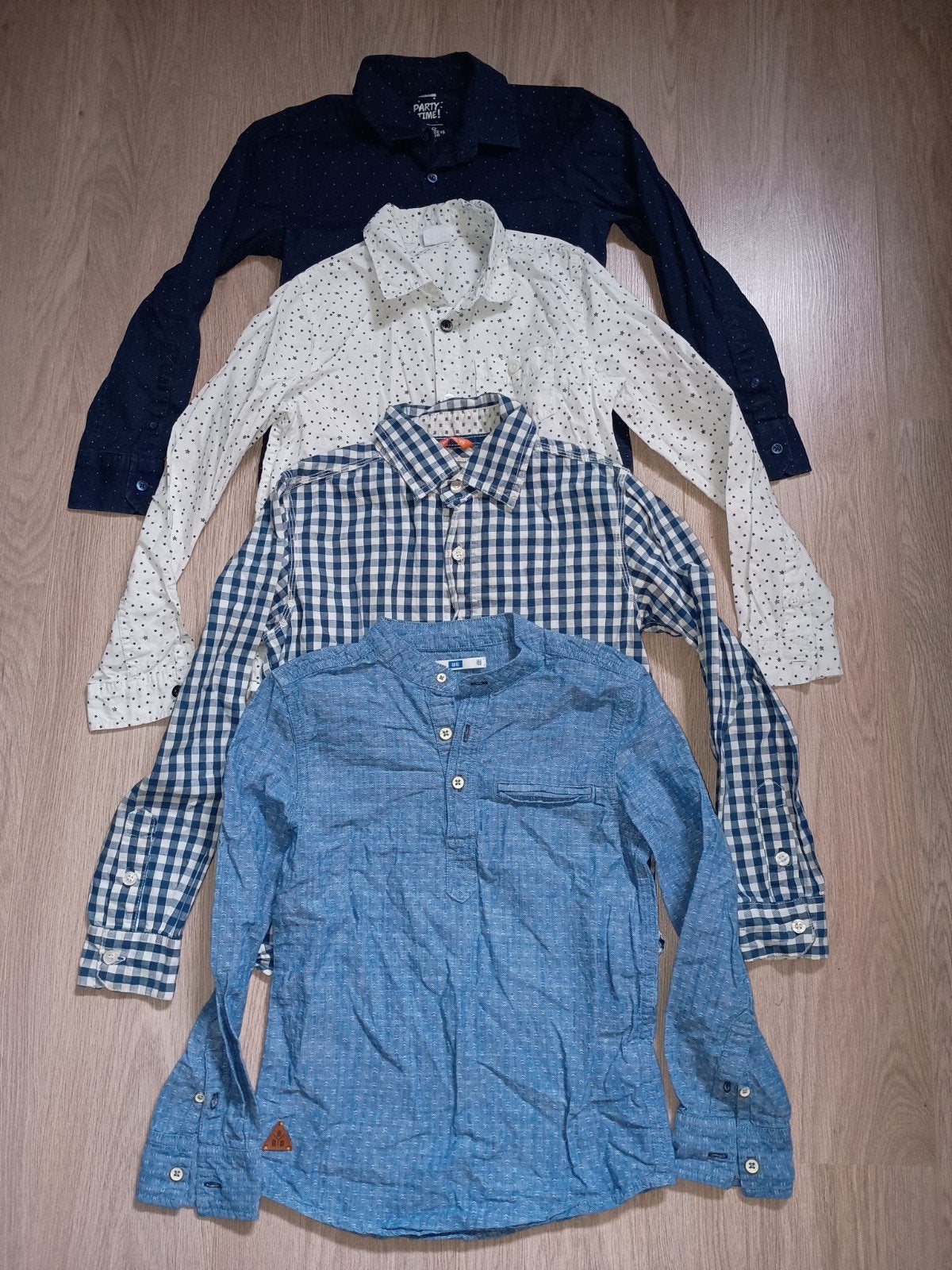 Blouses maat 122/128, Ophalen of Verzenden, Gebruikt, Jongen, Overhemd of Blouse