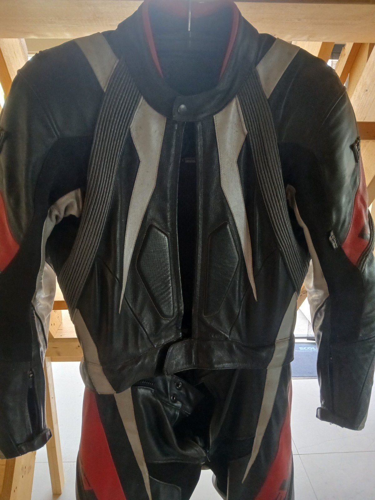 Rev'it PX2 Leren Motorpak - Maat 50, Motoren, Kleding | Motorkleding, Ophalen, Combipak, Dames, Rev'it