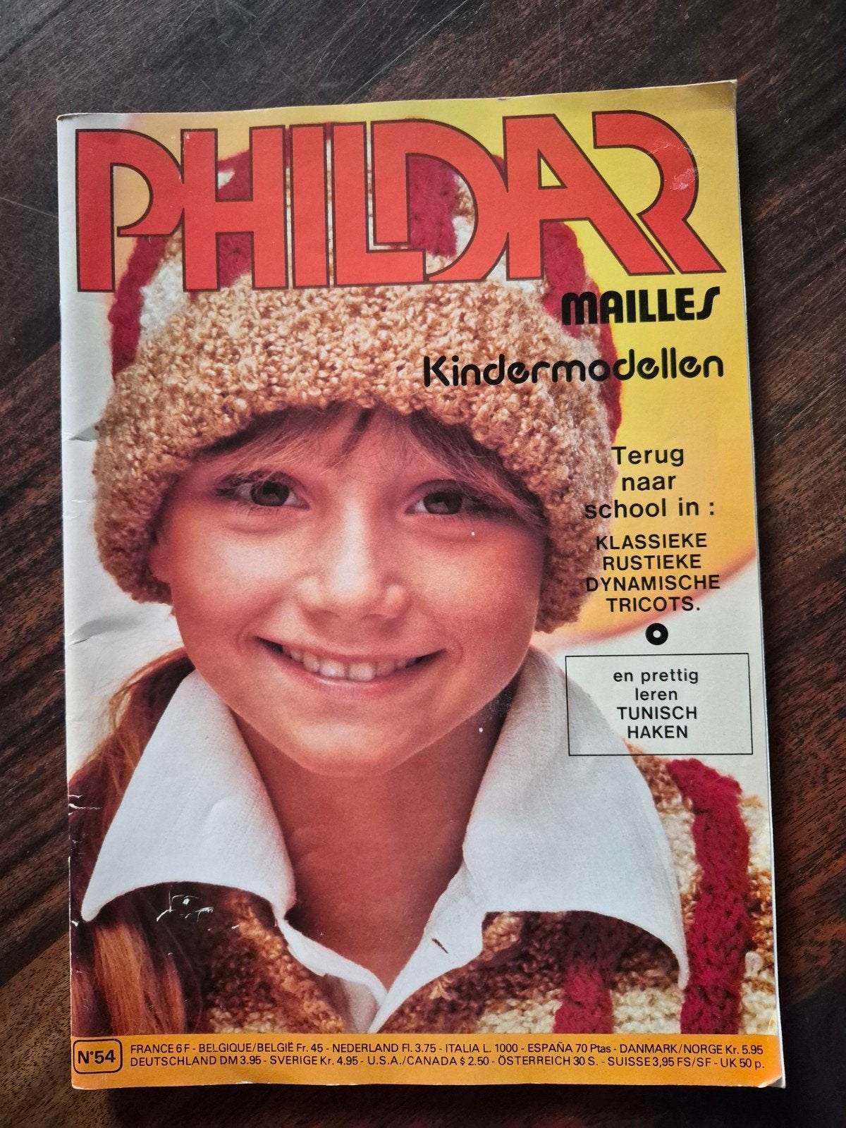 Vintage,  Phildar, breien voor kinderen, Ophalen of Verzenden, Zo goed als nieuw, Breien, Patroon of Boek