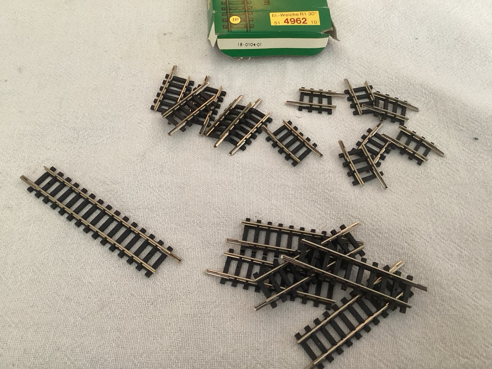 Fleischmann Piccolo N spoor rails en wissels, Verzamelen, Ophalen of Verzenden, Gebruikt, Trein, Schaalmodel