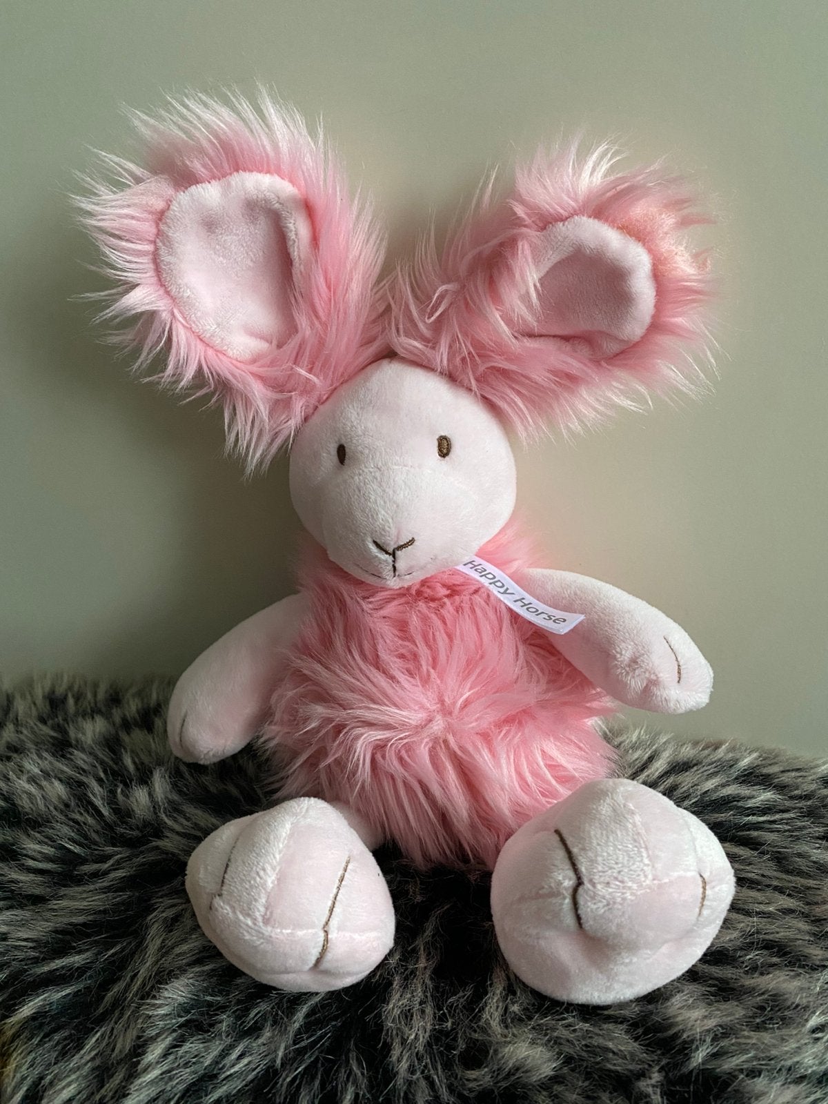 Muisje knuffel roze. Happy horse. 35 cm, Kinderen en Baby's, Speelgoed | Knuffels en Pluche, Verzenden, Nieuw, Overige typen
