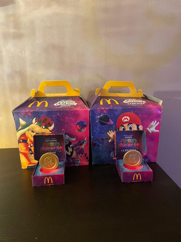 Mcdonalds munten mario galaxy film, Ophalen of Verzenden, Nieuw, Overige typen