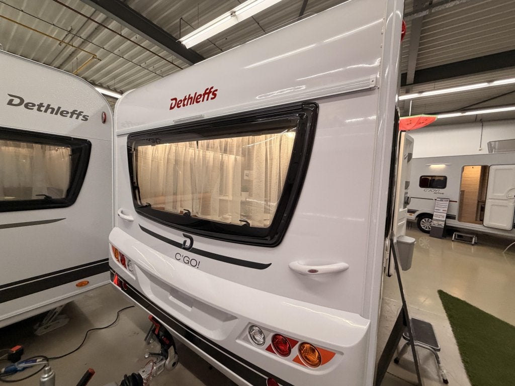 Dethleffs C'Go 475 EL +mover+luifel+fietsendrag, Caravans en Kamperen, Standaardzit, Bedrijf, Schokbreker, Dethleffs