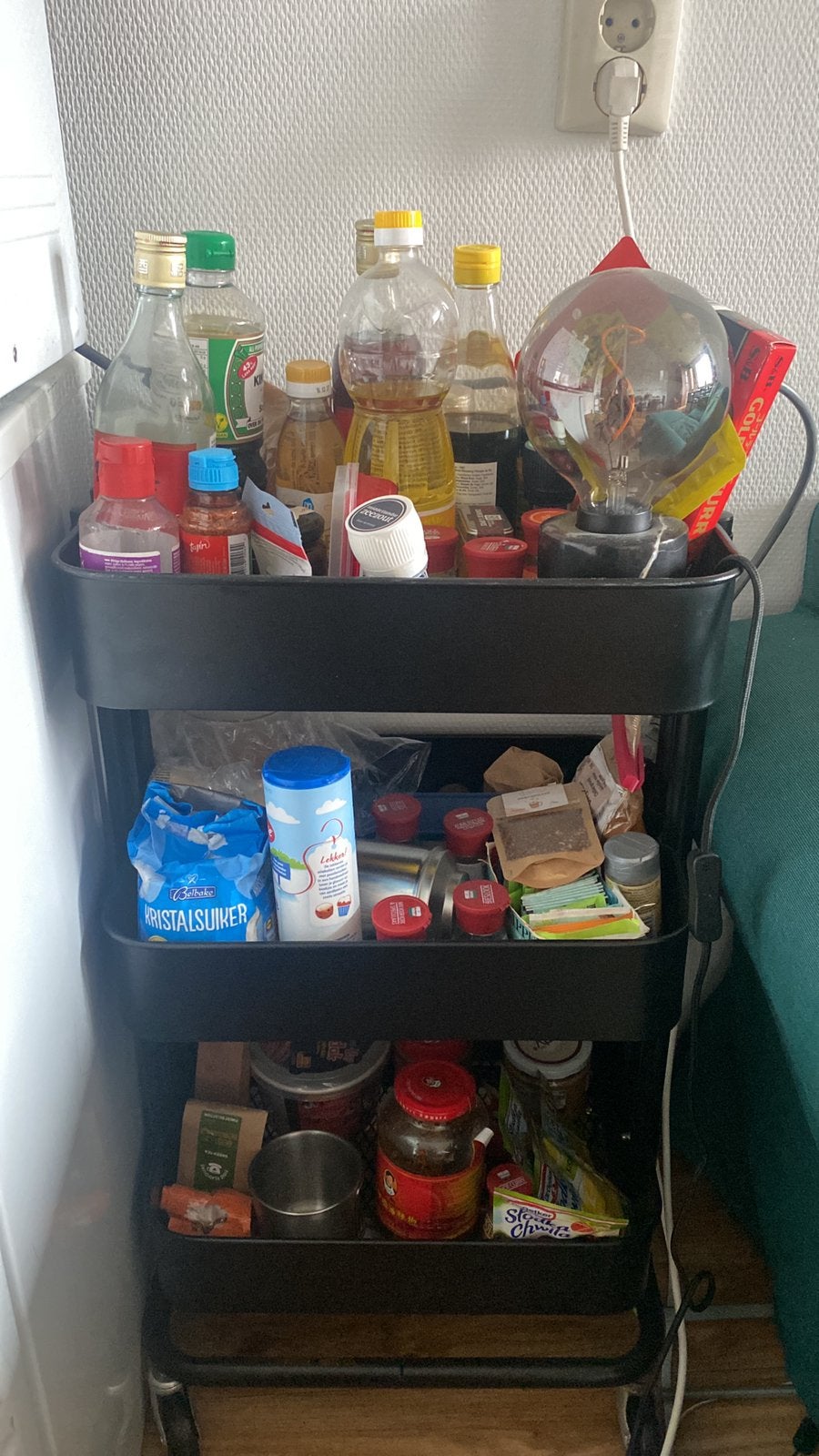 Stellingkast (op wielen), Ophalen, Zo goed als nieuw