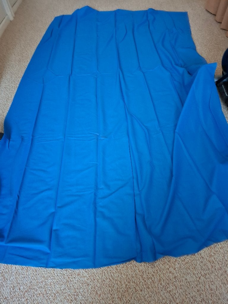 Voeringstof blauw, Blauw, 120 cm of meer, Ophalen of Verzenden, Polyester