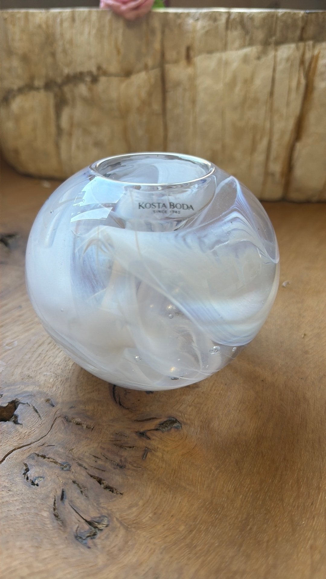 Kosta Boda Cool Moon, Glas, Wit, Ophalen of Verzenden, Overige typen
