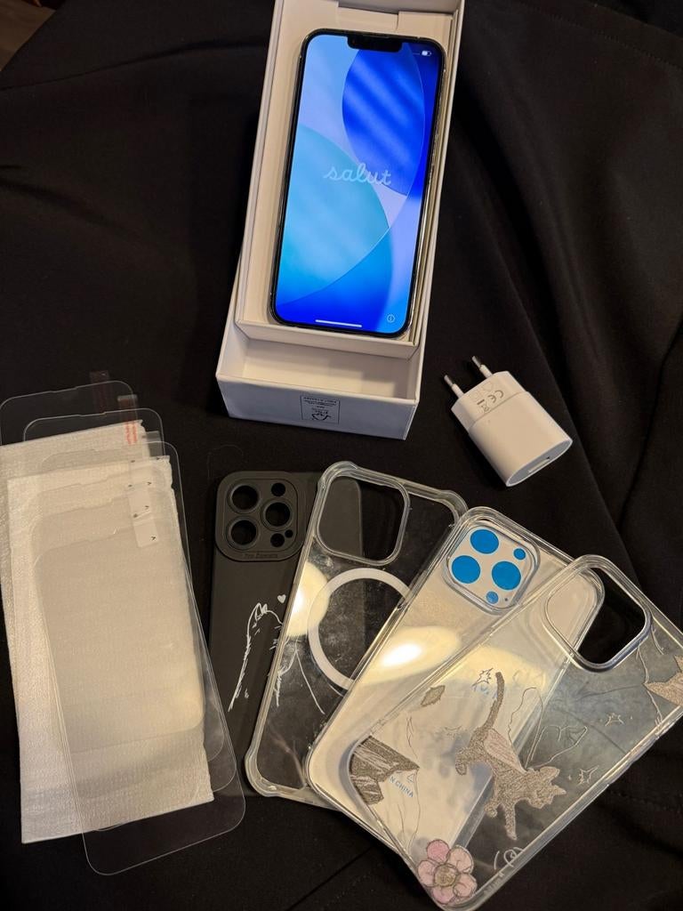 iPhone 13 Pro Wit 256GB - Lichte gebruikerssporen, Telecommunicatie, Mobiele telefoons | Apple iPhone, Gebruikt, Wit, IPhone 13 Pro