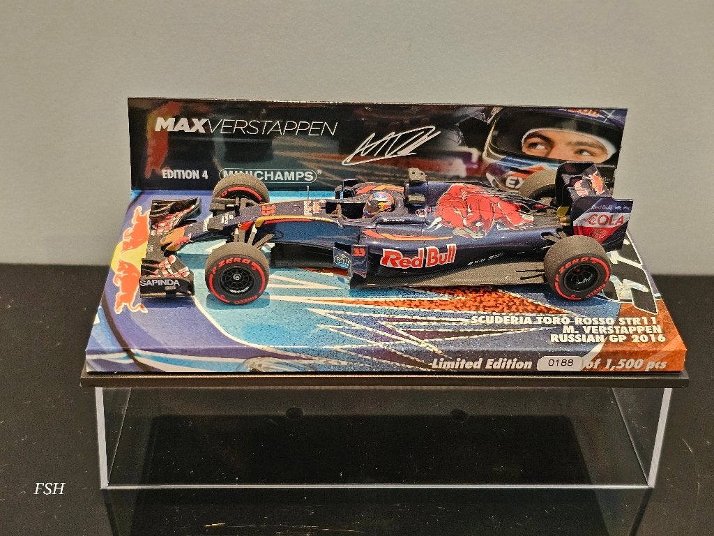 Toro Rosso STR11, M. Verstappen, GP Rusland 2016. <<NIEUW>>, Ophalen of Verzenden, Nieuw, Auto, MiniChamps