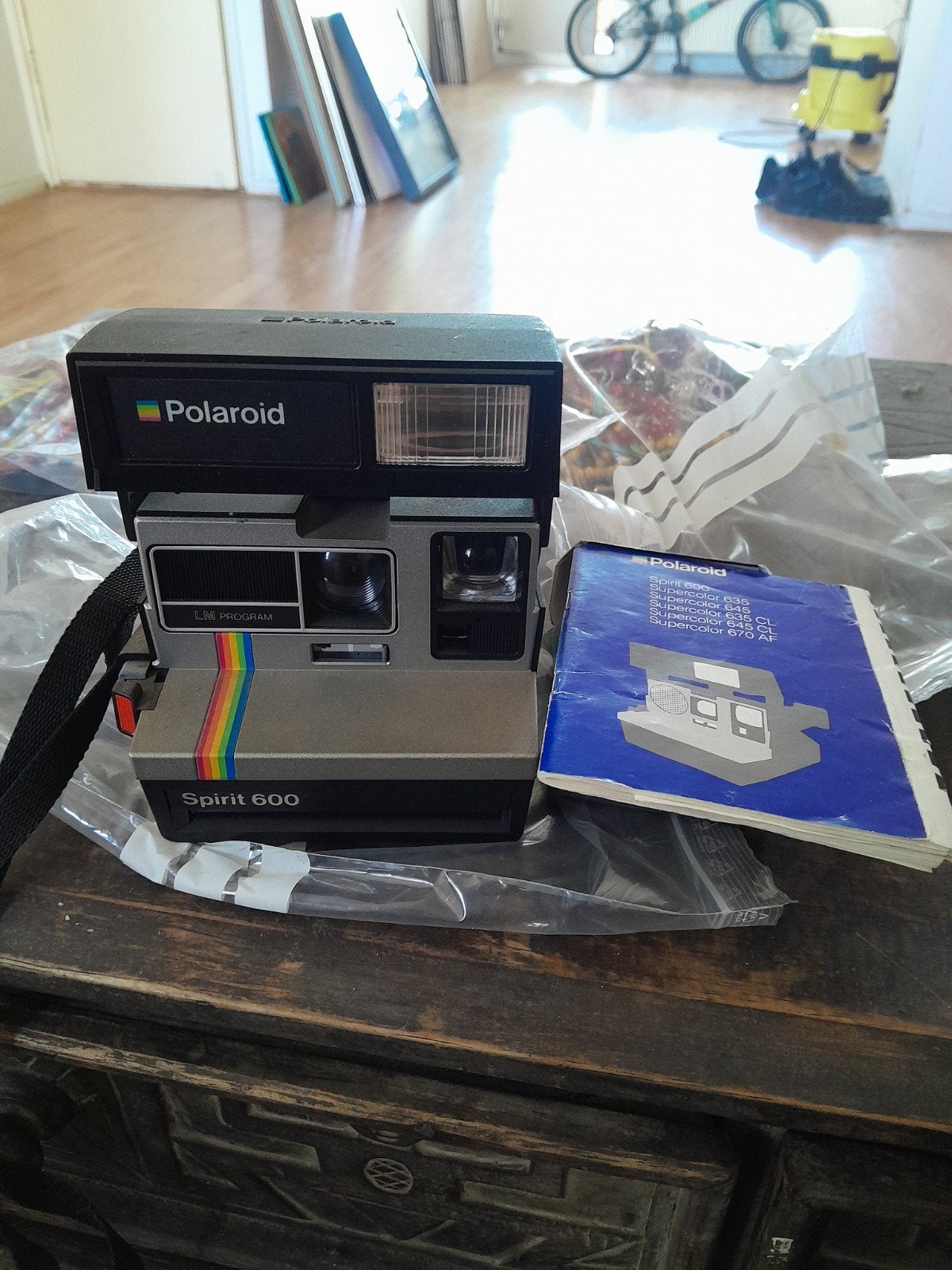 Polaroid Spirit 600 Instant Camera met handleiding, Ophalen of Verzenden, Gebruikt, Polaroid, Polaroid