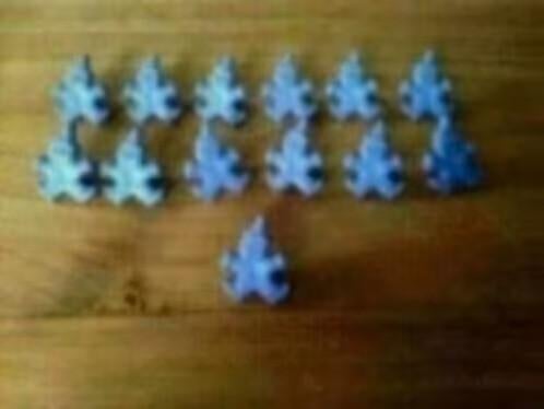11 knoopjes in de vorm van een clown ( vintage), Ophalen of Verzenden, Zo goed als nieuw, Knoop of Knopen