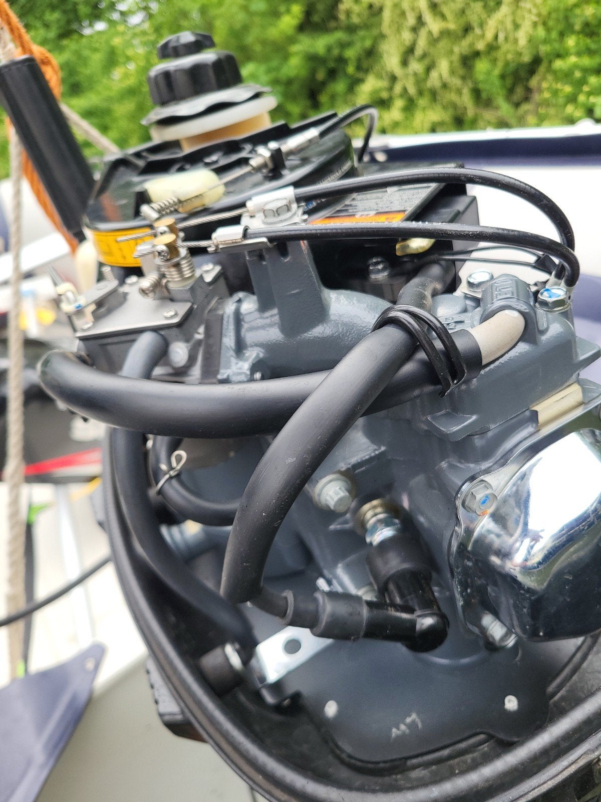 2x Suzuki buitenboordmotor., Gebruikt, Brandstoftank, Overige materialen, Ophalen