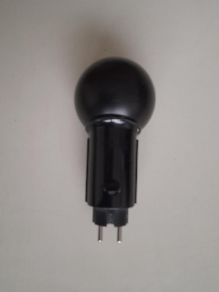 Stekkerlamp stopcontactlamp zwart (2X) - zgan, Ophalen, Zo goed als nieuw, Kunststof