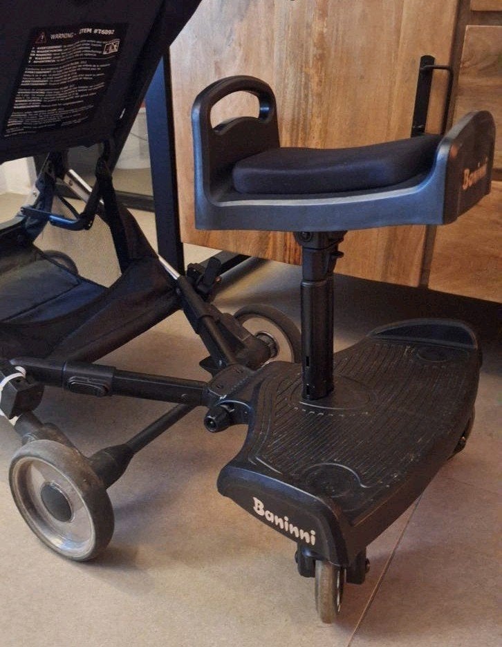 Universeel meerijdplankje Baninni met zitje | Buggy board, Ophalen of Verzenden, Gebruikt, Overige merken