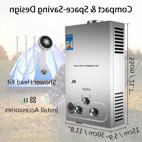 LPG Warmteboiler - Boiler - Camping Douche - Buitendouche -, Corvance B.V., Verzenden, Nieuw, Corvancebol@gmail.com