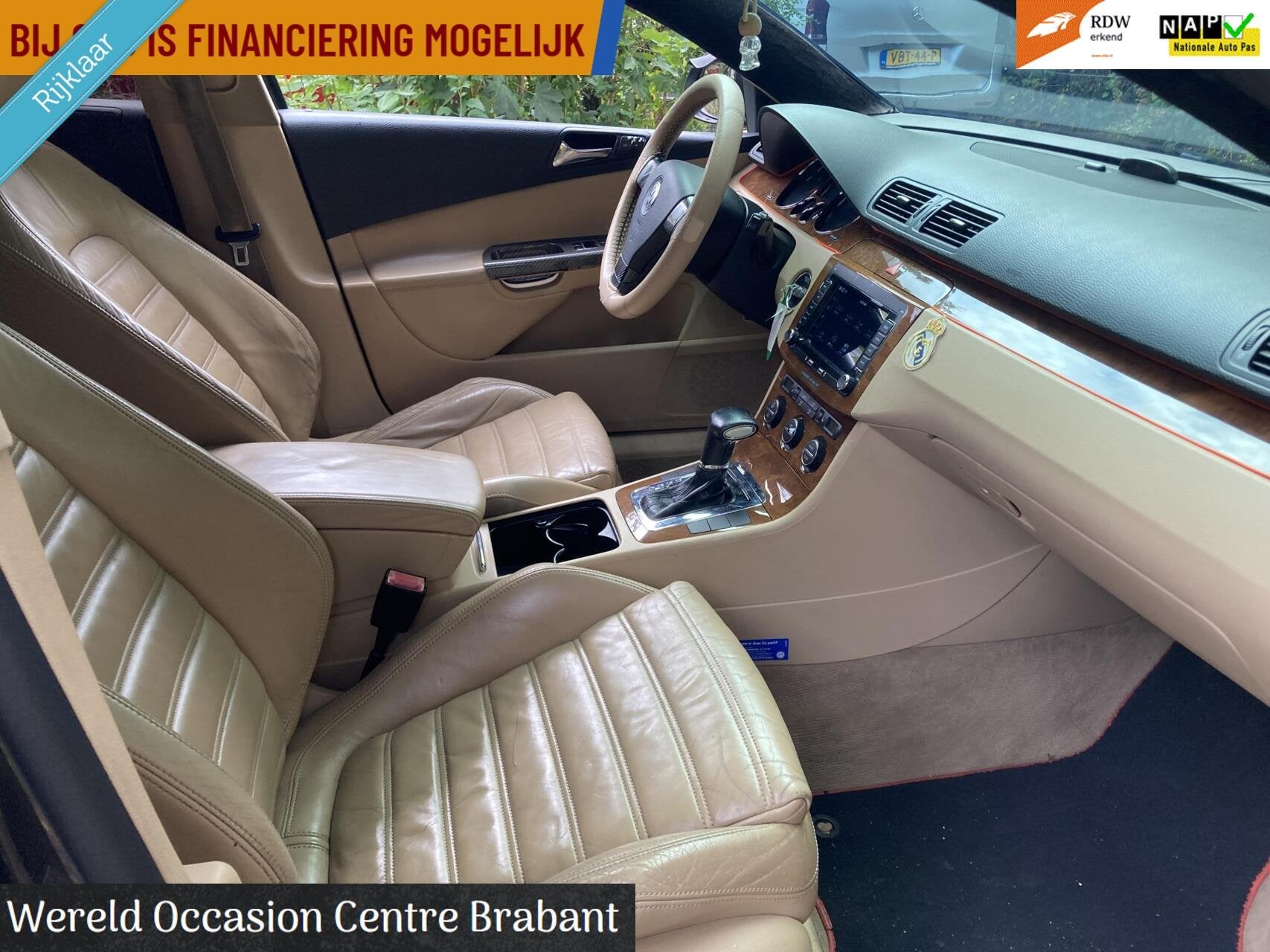 Volkswagen Passat 2.0 FSI Highline automaat, Auto's, Volkswagen, Gebruikt, 4 cilinders, Zwart, Bedrijf