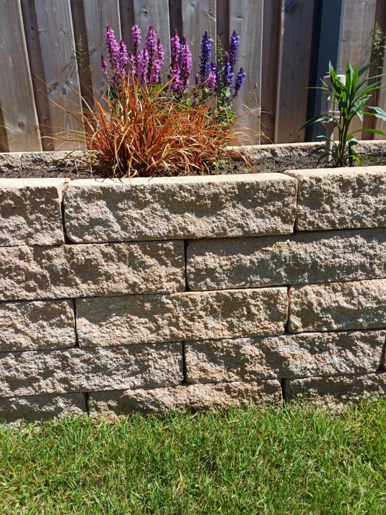 28 stapelstenen in natuurtinten, Tuin en Terras, Nieuw, Ophalen of Verzenden, Minder dan 25 cm, Border