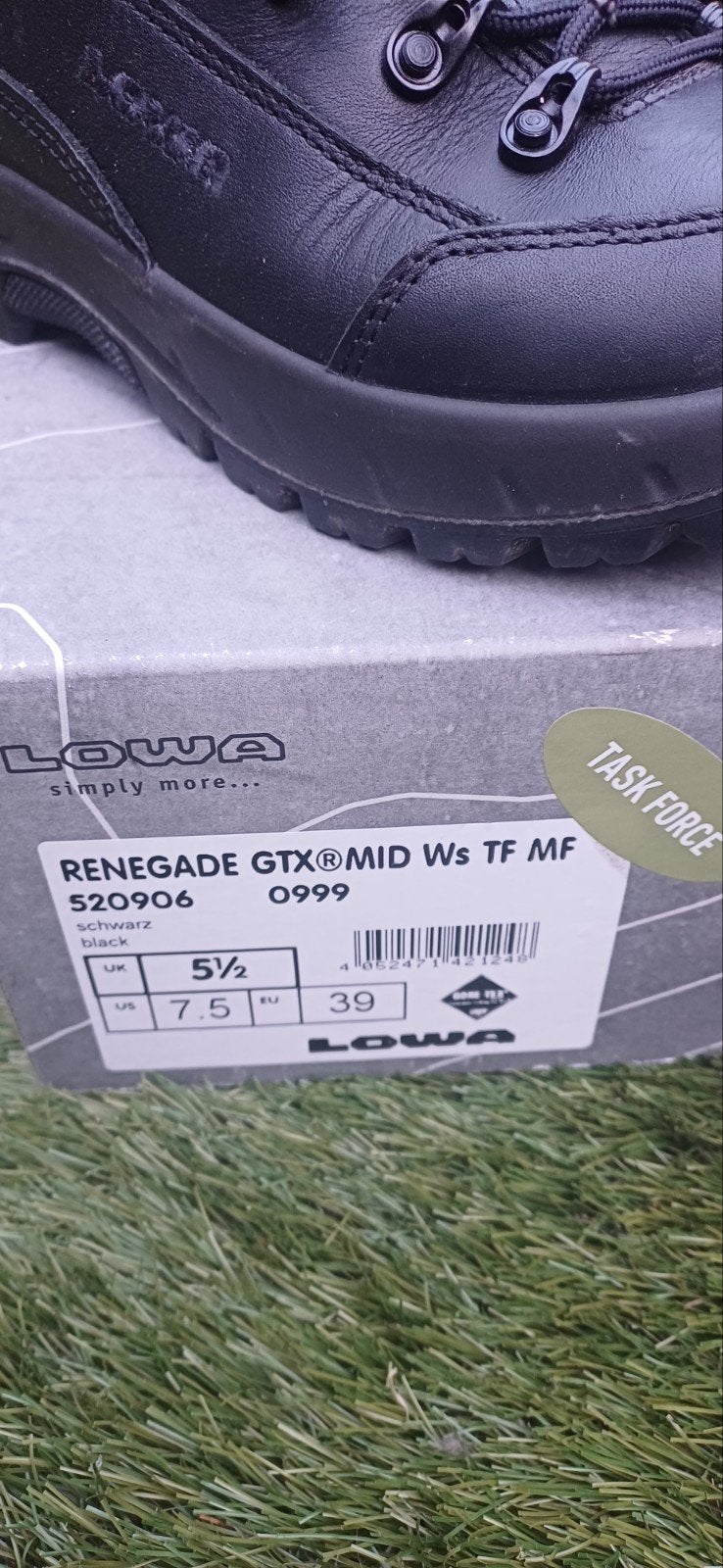 Lowa Renegade GTX Mid Ws TF MF wandelschoenen zwart maat 39, Ophalen of Verzenden, Zo goed als nieuw, Schoenen