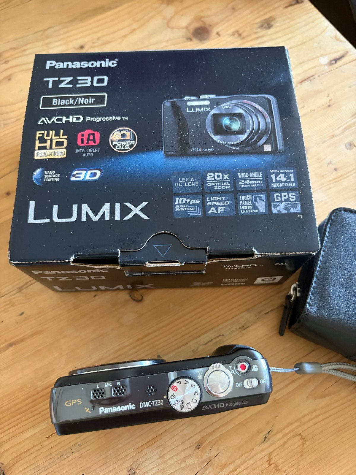 Panasonic Lumix TZ30 Compactcamera met 20x optische zoom, Ophalen of Verzenden, Zo goed als nieuw, Compactcamera, Accu