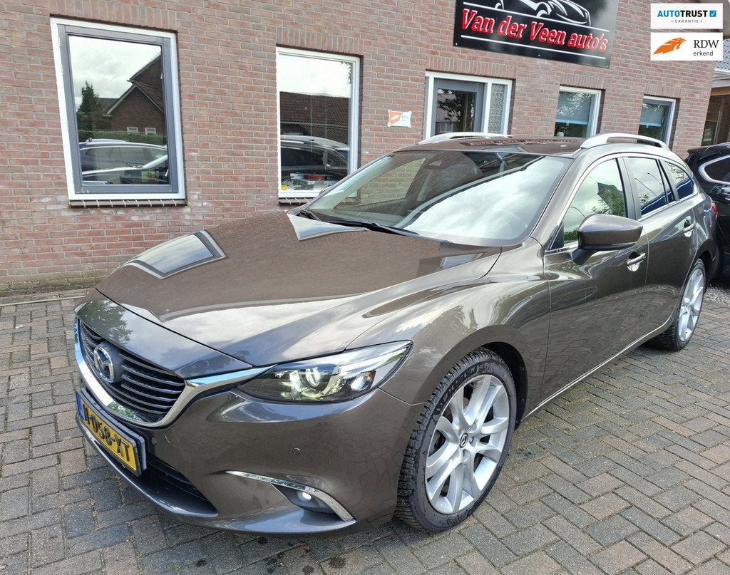 Mazda 6 Sportbreak 2.0 SkyActiv-G 165 Skylease GT Limited De, Auto's, Mazda, Voorwielaandrijving, 1998 cc, Gebruikt, 4 cilinders