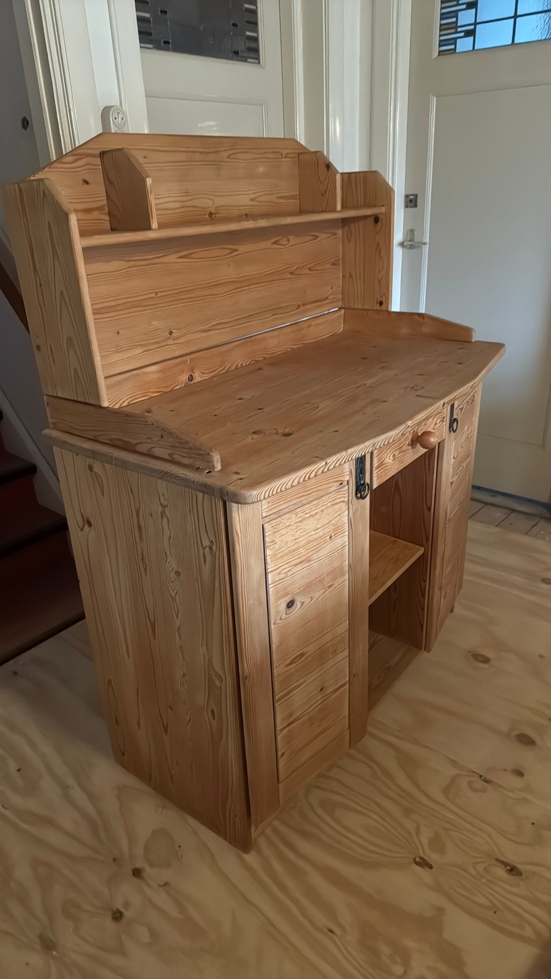 Baby commode geloogd grenen, Ophalen, Gebruikt, 50 tot 70 cm, 100 cm of meer