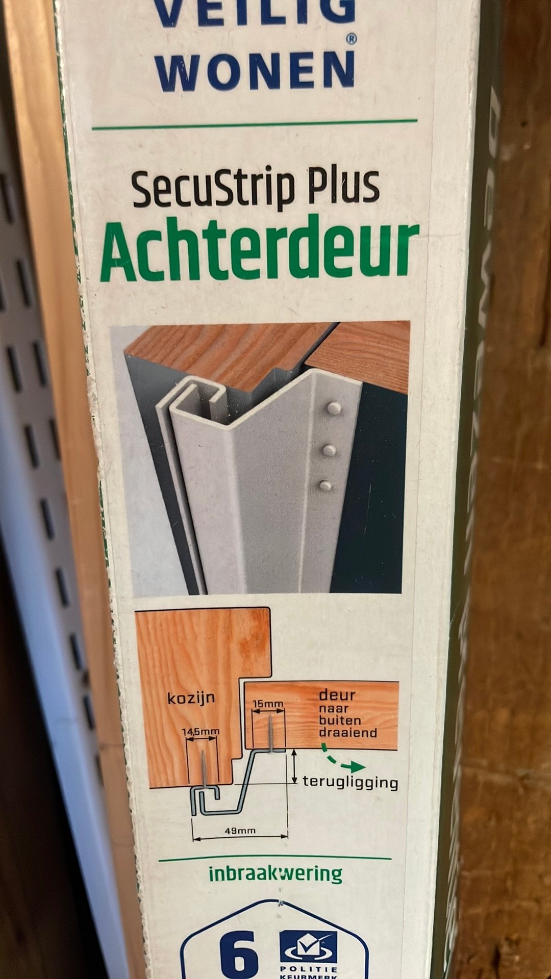 Secustrip anti inbraak deur strip., Doe-het-zelf en Verbouw, Ophalen, Nieuw, Overige typen, Overige soorten
