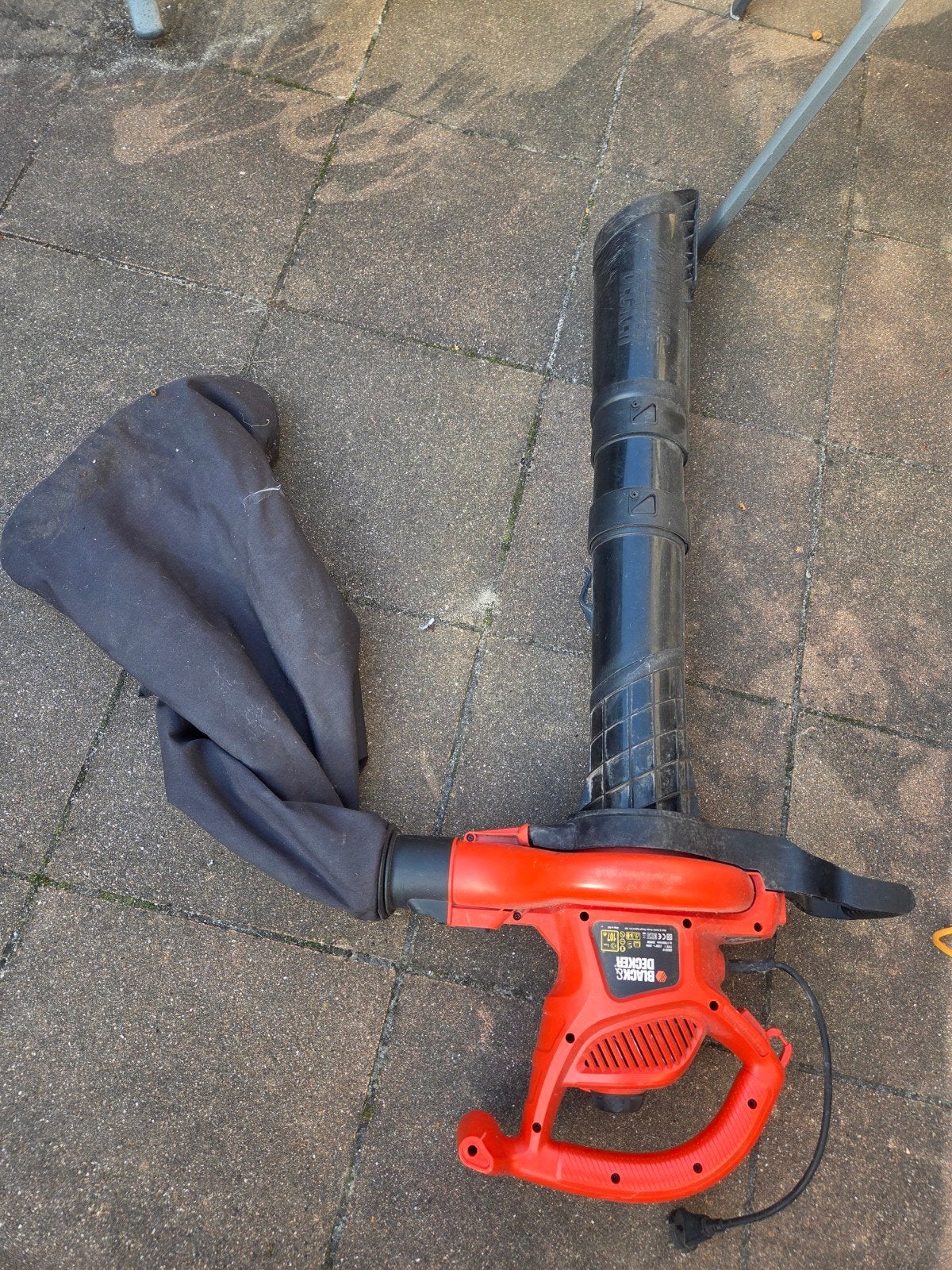Black & Decker Bladzuiger, Ophalen, Gebruikt, Met opvangzak, Handgedragen