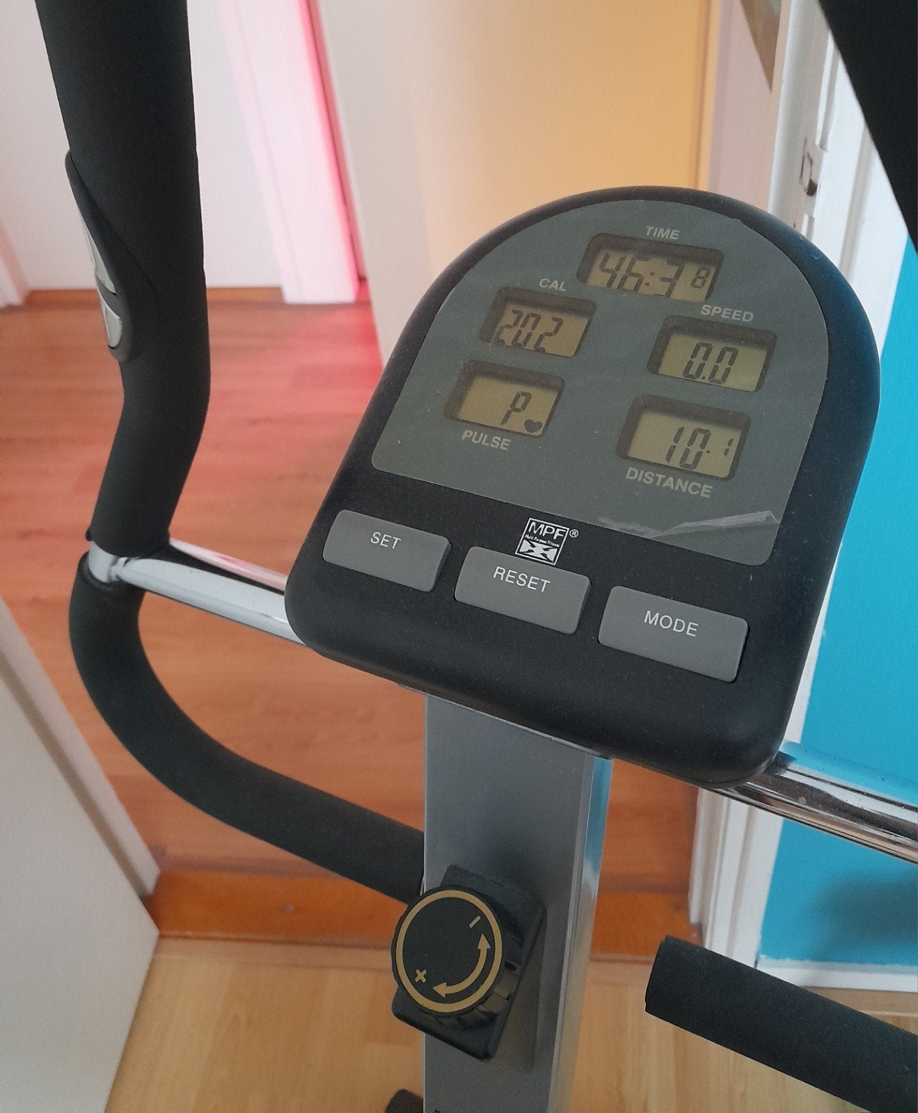 Hometrainer MPF 1900HP - Gebruikt, Sport en Fitness, Ophalen, Gebruikt, Metaal, Benen