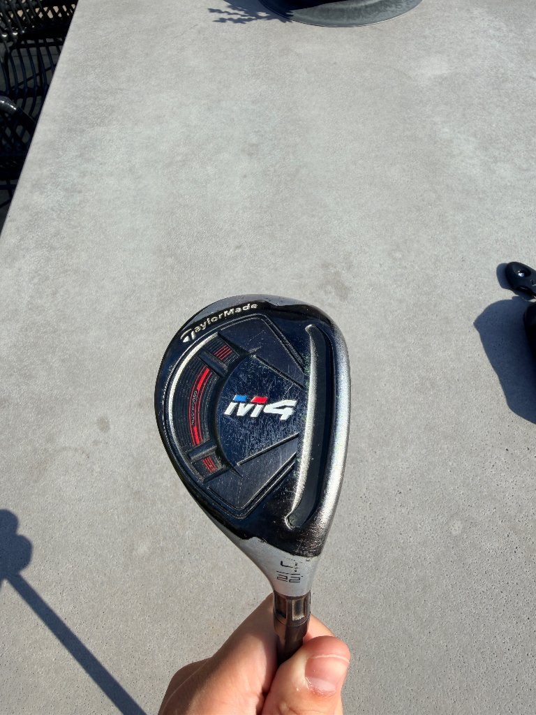 TaylorMade M4 Rescue / Hybride 4 22 Fujikura Atmos 6 R-Flex, Ophalen, Gebruikt, Club, Overige merken
