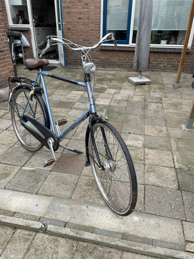 Gazelle herenfiets 28 inch, frame 65 cm, 7 versnellingen, Gebruikt, Versnellingen, Ophalen of Verzenden, 65 cm of meer