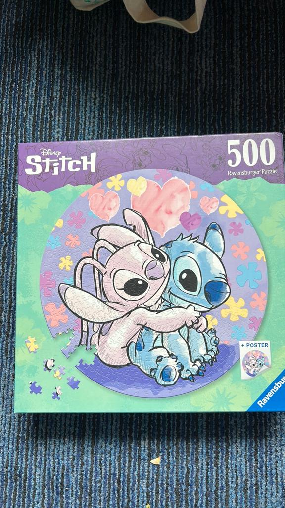 Set Stitch - 2 puzzels en 1 spel, Ophalen of Verzenden, Zo goed als nieuw, Jongen of Meisje