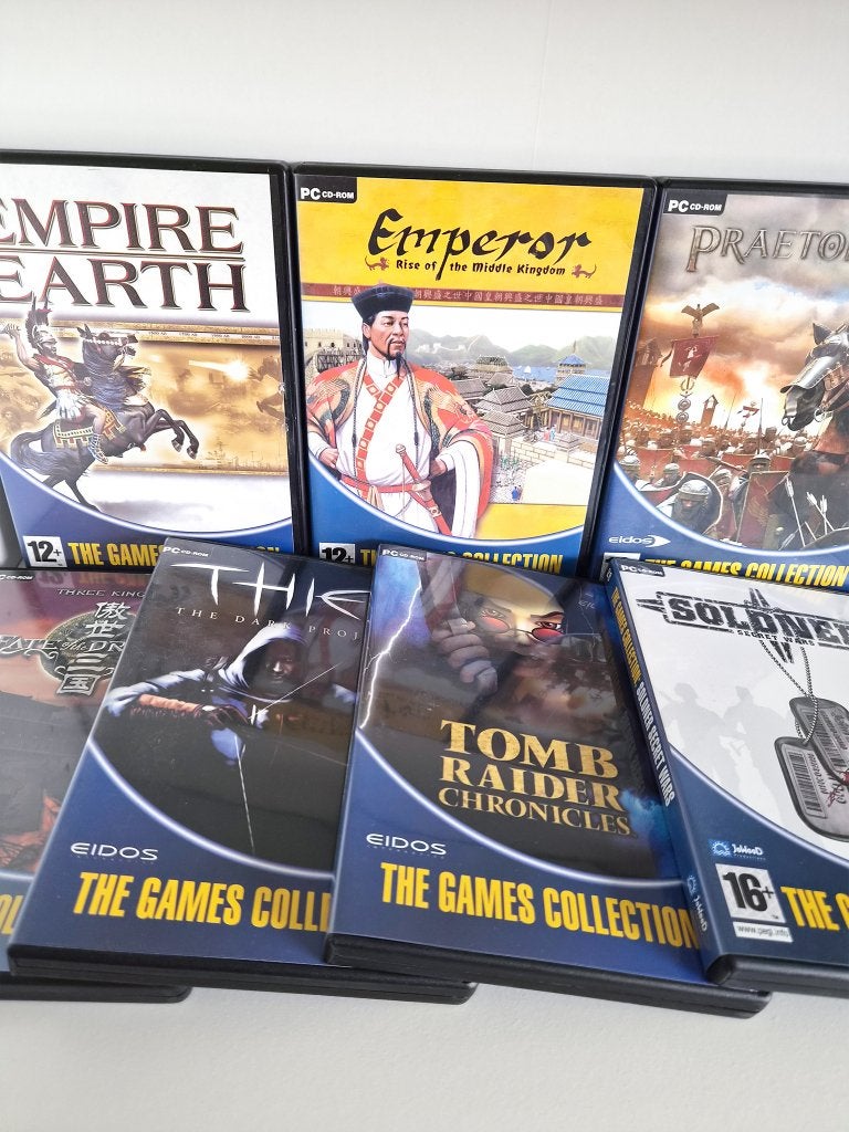 7 PC Games - The Games Collection (Sierra, Eidos), Avontuur en Actie, 1 speler, Ophalen of Verzenden, Zo goed als nieuw