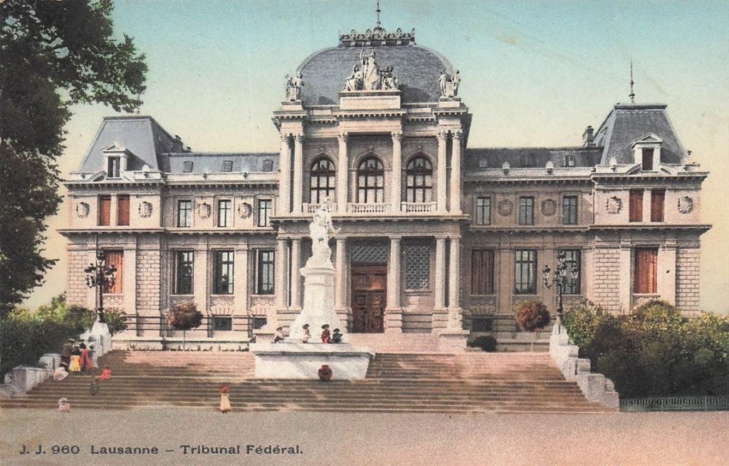 702-471-015 Lausanne Tribunal Federal, Verzenden, Voor 1920, Overig Europa