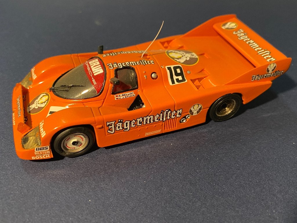Porsche 956 Jägermeister Starter 1:43 S.Bellof/HJ Stuck, Hobby en Vrije tijd, Modelauto's | 1:43, Ophalen of Verzenden, Zo goed als nieuw