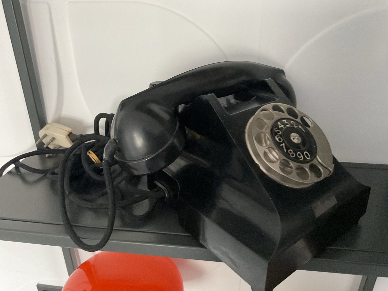Vintage PTT Telefoon Rotterdam met Draaischijf, Ophalen of Verzenden, Gebruikt, Met draaischijf