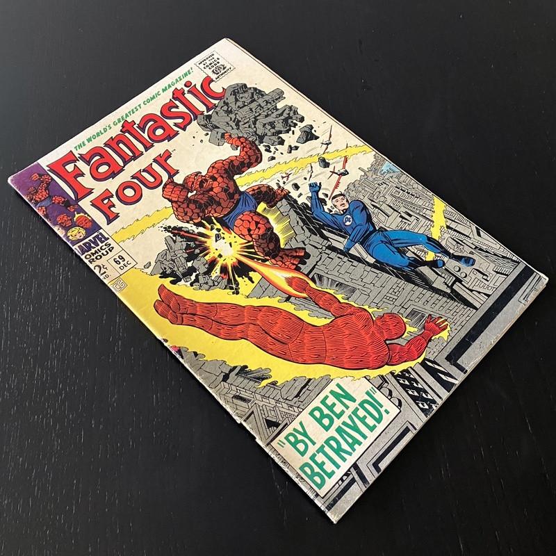Fantastic Four Vol.1 #69 (1967) FN (6.0), Amerika, Marvel Comics, Ophalen of Verzenden, Gelezen