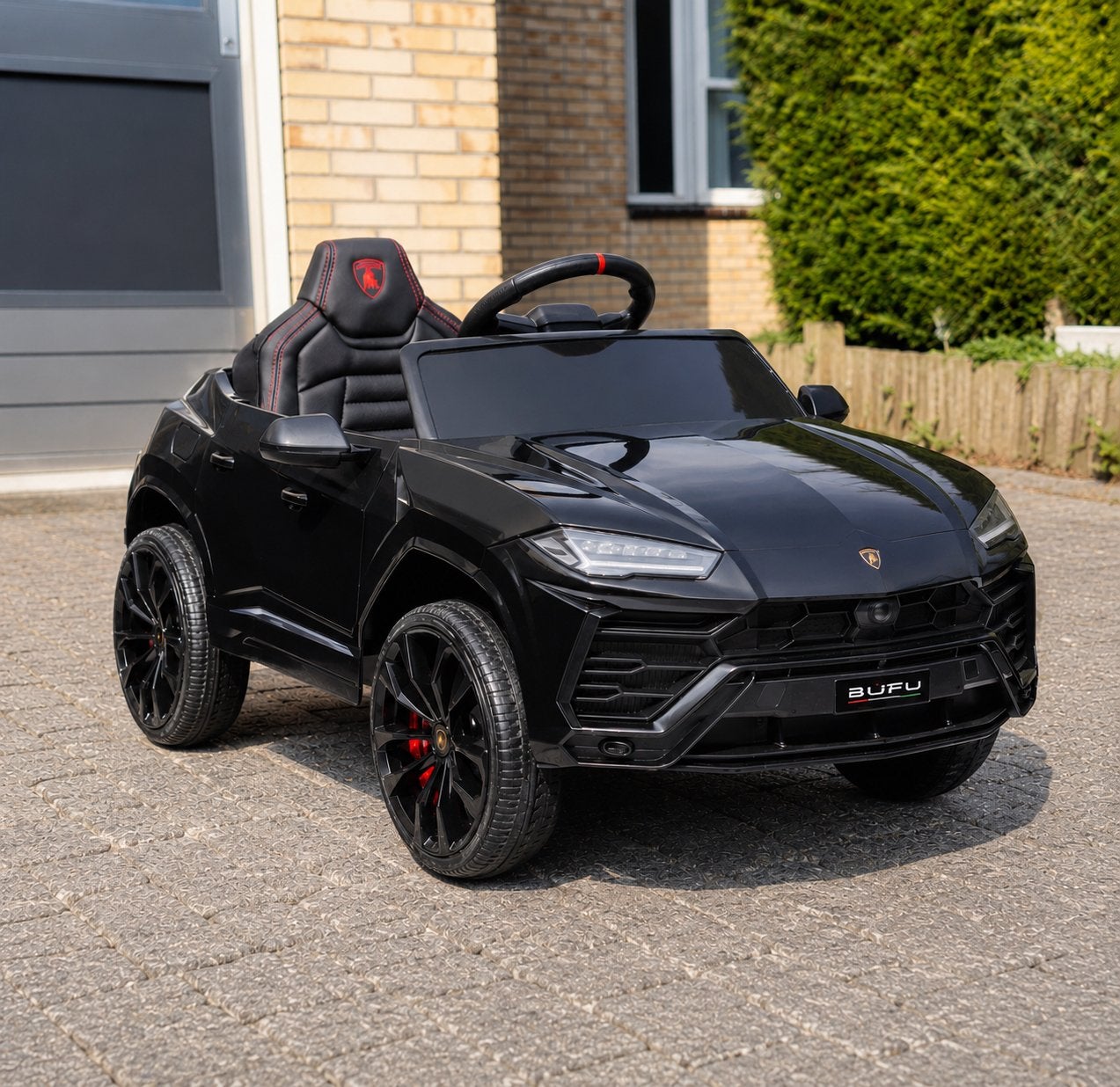 Lamborghini Urus | Elektrische Kinderauto - Zwart, Kinderen en Baby's, Speelgoed | Buiten | Accuvoertuigen, Ophalen of Verzenden